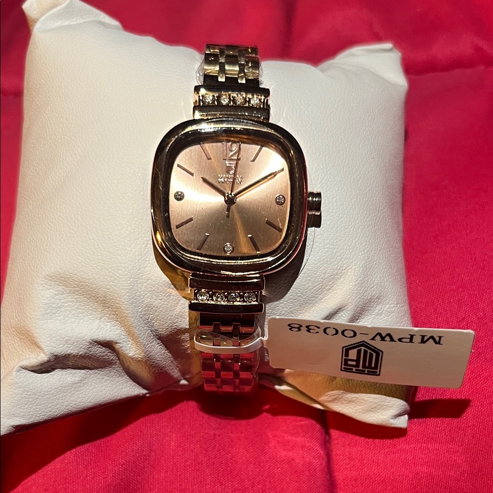 Invicta Gold Women's Watch with Crystal Accents